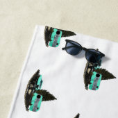 Retro Camping Trailer Nomad Beach Handtuch (Beispiel)