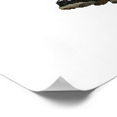 Retro Camping Trailer Nomad Poster (Ecke)