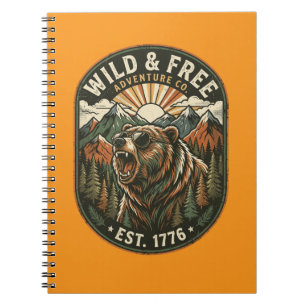 Retro-Camping-Wander-Outdoor-Naturliebhaber-Design Notizblock