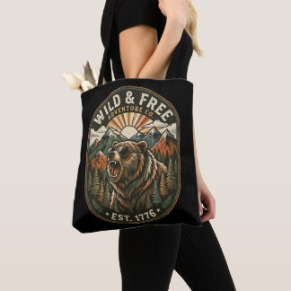 Retro-Camping-Wander-Outdoor-Naturliebhaber-Design Tasche