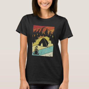 Retro Campingplatz Zelte Glamping Camping 2 T-Shirt