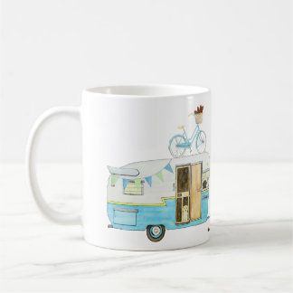 Retro Campings-Anhänger-Tasse Kaffeetasse