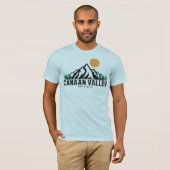 Retro Canaan Valley Ski T-Shirt (Vorne ganz)