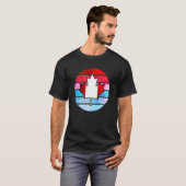 Retro Canada Maple Leaf Happy Canada Day T-Shirt (Vorne ganz)