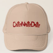 Retro Canada Souvenir Cap Canada Maple Leaf Caps Truckerkappe (Vorderseite)