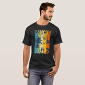 Retro Cancun 2023 Mexico Family Vacation Group Pre T-Shirt (Vorne ganz)