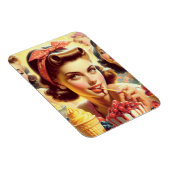 Retro Candy Girls Magnet (Rechte Seite)