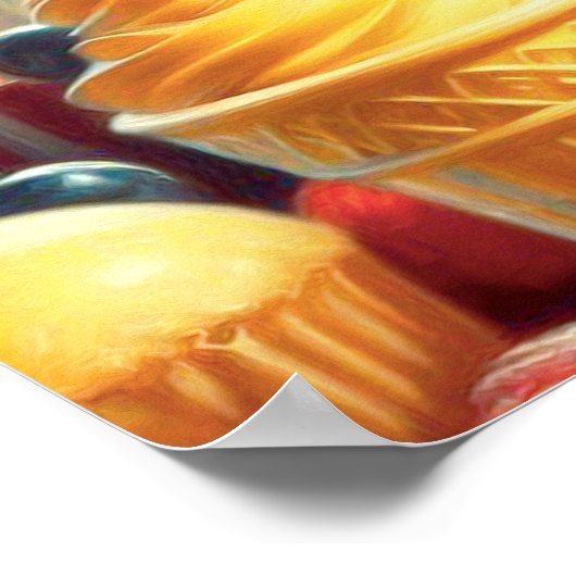 Retro Candy Girls Poster (Ecke)