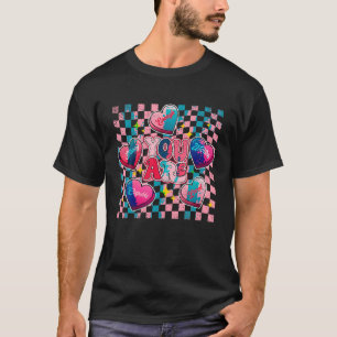 Retro Candy Heart Teacher Valentine's Day Sie sind T-Shirt