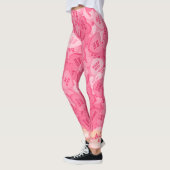 Retro Candy Hearts Nachrichten Valentinstag Muster Leggings (Links)