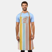 Retro Candy Streifen, ja, Sir I Can Boogie Schürze (Getragen)