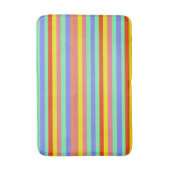Retro Candy Stripes Badematte (Vorderseite Vertikal)