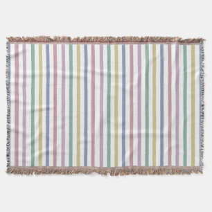Retro Candy Stripes Decke
