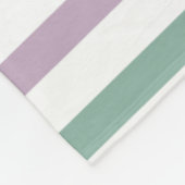 Retro Candy Stripes Fleecedecke (Ecke)