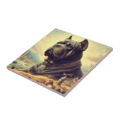 Retro Cane Corso Painting Fliese (Seite)