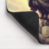 Retro Cane Corso Painting Mousepad (Ecke)
