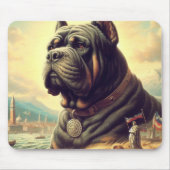 Retro Cane Corso Painting Mousepad (Vorne)