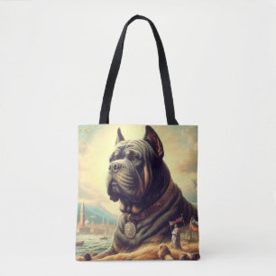 Retro Cane Corso Painting Tasche