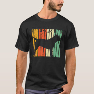 Retro Cane Corso Vater Niedlich italienischer Mast T-Shirt