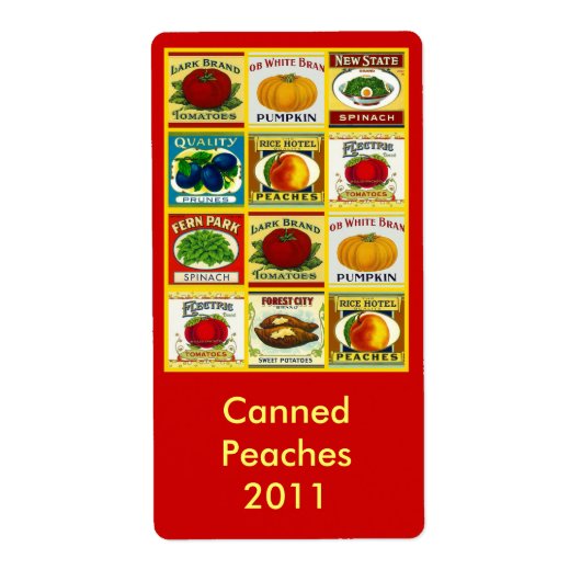 Retro Canning Jar Labels Label Docking Goods Canne (Vorne)