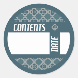 Retro Canning Lay Label Runder Aufkleber