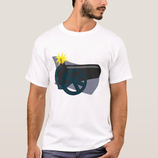 Retro Cannon Mens T - Shirt (Vorderseite)