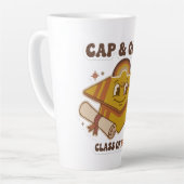 Retro Cap & Glow Abschlussklasse 2026 Milchtasse (Linke Ecke)