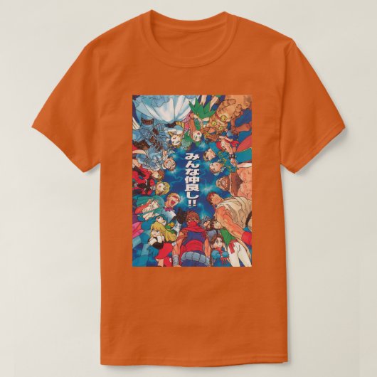 Retro Capcom Kunst Psxstyle T-Shirt (Design vorne)