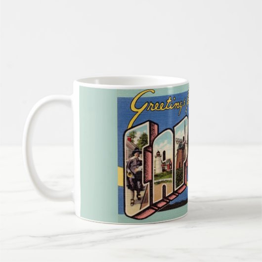Retro Cape Cod Coffee Tasse (Links)