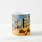 Retro Cape May NJ Postcard Kaffeetasse (Mittel)