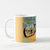 Retro Cape May NJ Postcard Kaffeetasse (Links)