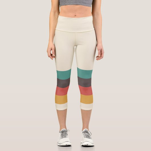 Retro Capri Leggings (Vorderseite)