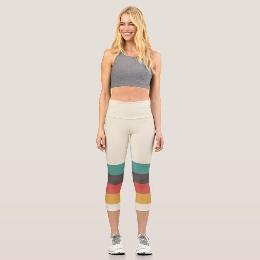 Retro Capri Leggings (Vorderseite)