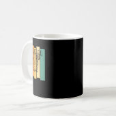 Retro Capybara Shuttle - Vintag Badminton Badminb Kaffeetasse (Vorderseite Links)