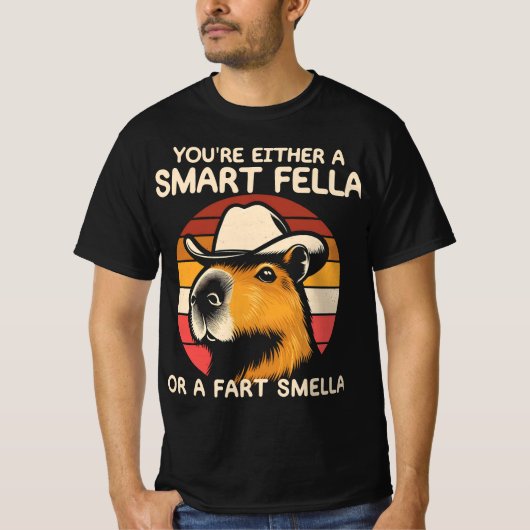 Retro Capybara T-Shirt (Vorderseite)