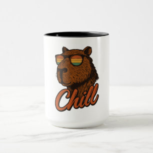 Retro Capybara Tasse