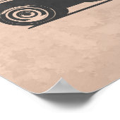 Retro Car Artwork Poster (Ecke)