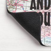 Retro Car auf der Roadmap Mousepad (Ecke)