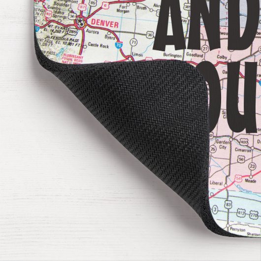 Retro Car auf der Roadmap Mousepad (Ecke)