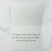 Retro Car & Blooming Boutique Scene Karte (Innenseite)