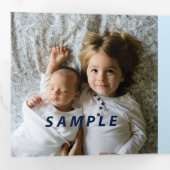 Retro Car Foto Vorlage Dreimal Weihnachtskarte (Innen Erste Seite)