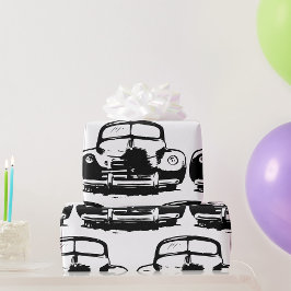 Retro Car Geschenkpapier