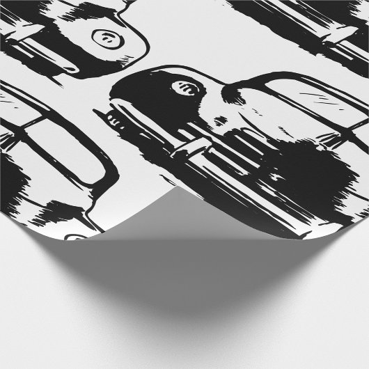Retro Car Geschenkpapier