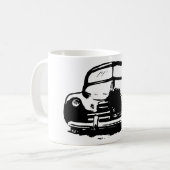 Retro Car Kaffeetasse (Vorderseite Links)