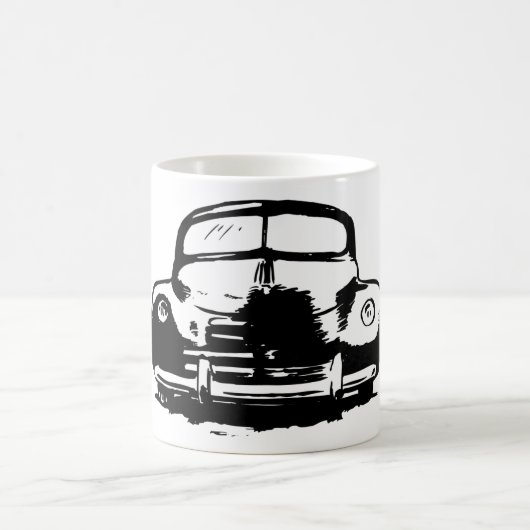 Retro Car Kaffeetasse (Mittel)