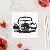Retro Car Paper Napkins Serviette (Beispiel)