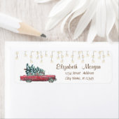 Retro Car Pine Tree Weihnachtslieder (Insitu)