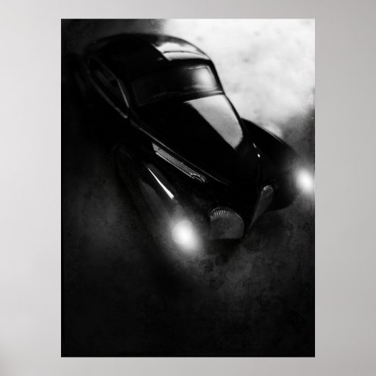 Retro Car Poster (Vorne)