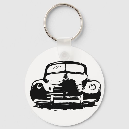 Retro Car Schlüsselanhänger (Vorderseite)