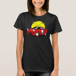 Retro Car Sunset Klassische Vintage Neuheit Männer T-Shirt